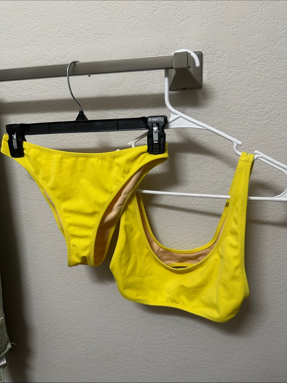 PacSun Yellow Scoop Bikini Set